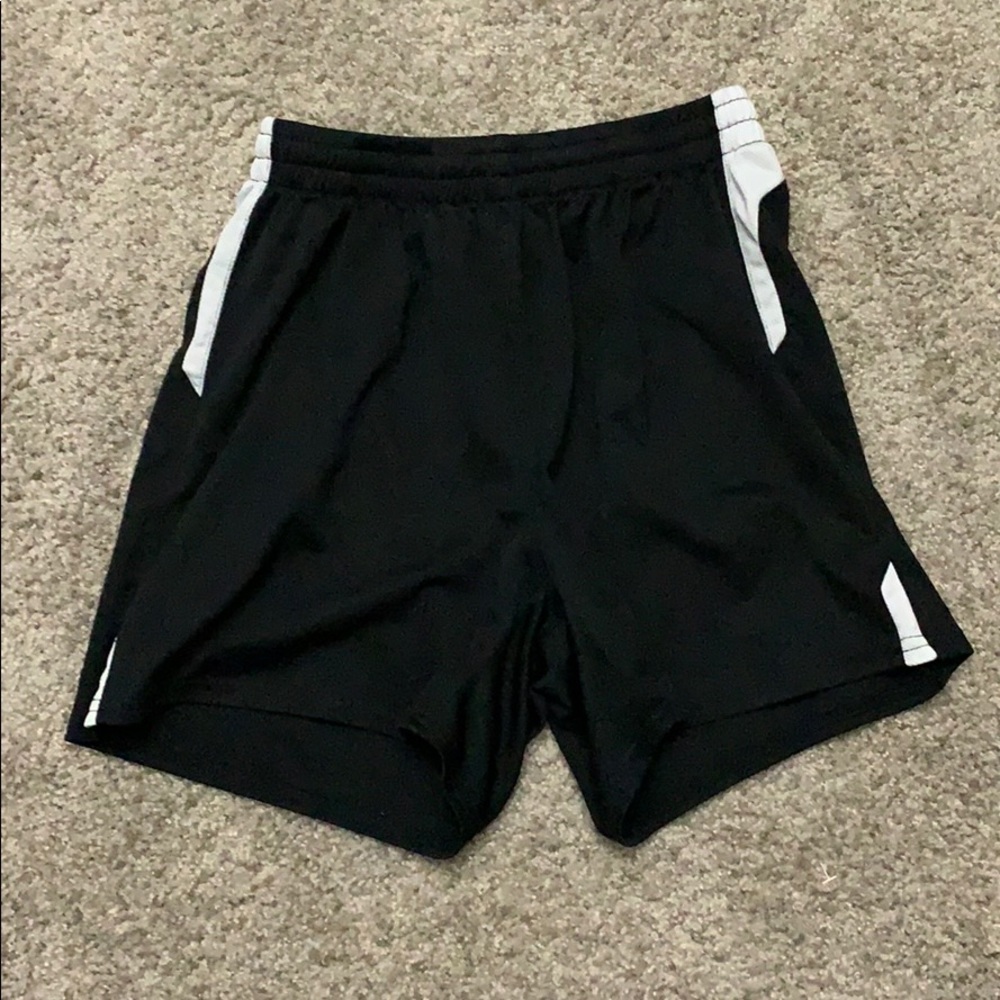 Xara Black Soccer Shorts